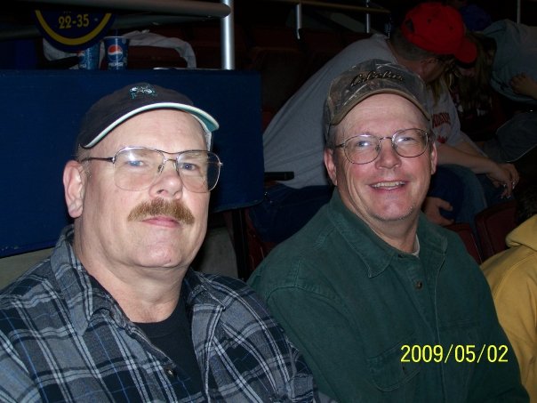 thats me on the left ..cousin right in wyoming 2009